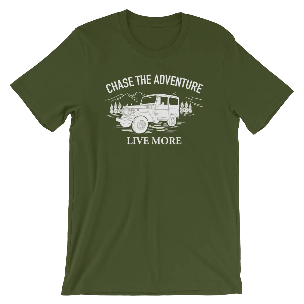 Chase The Adventure Short-Sleeve Unisex Tee