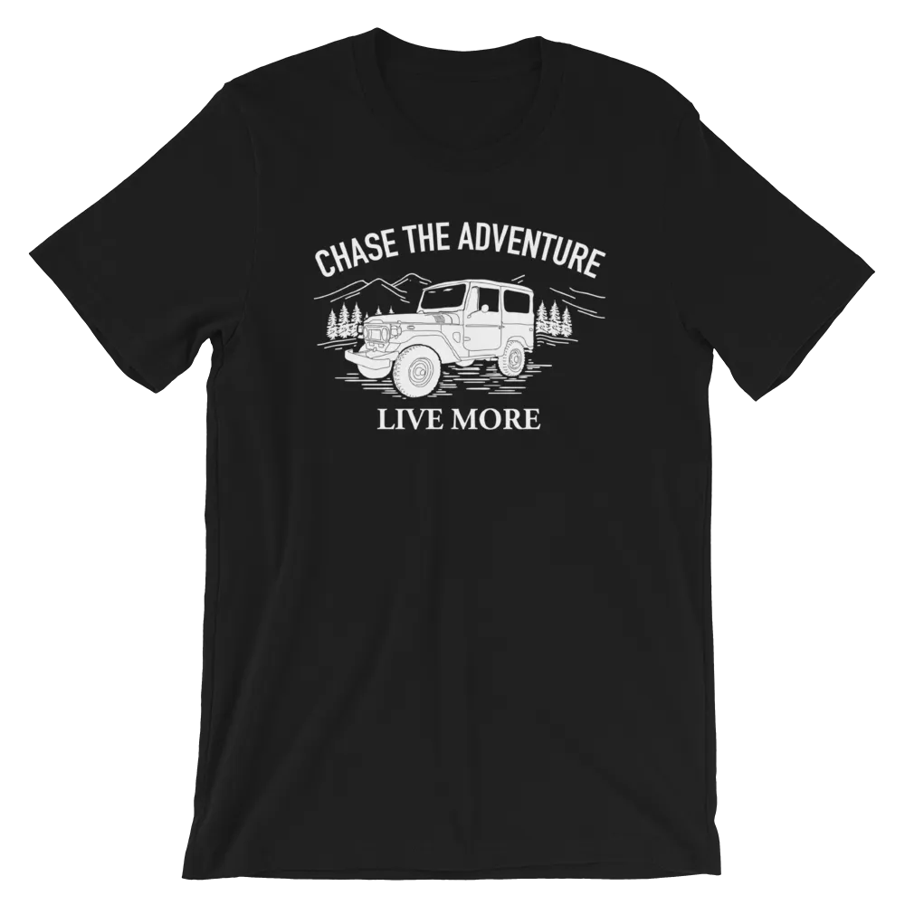 Chase The Adventure Short-Sleeve Unisex Tee