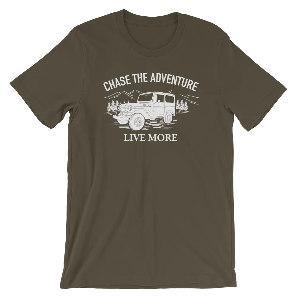 Chase The Adventure Short-Sleeve Unisex Tee