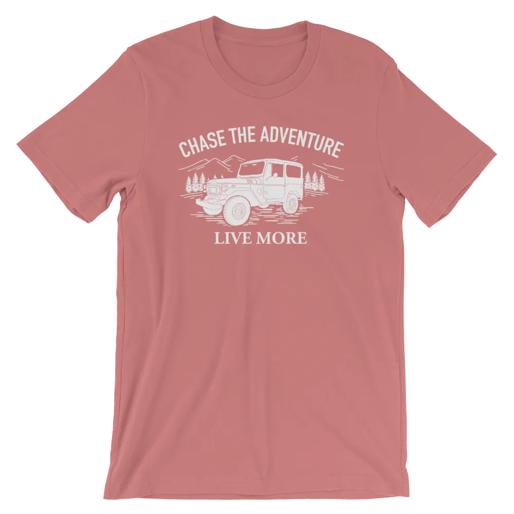 Chase The Adventure Short-Sleeve Unisex Tee