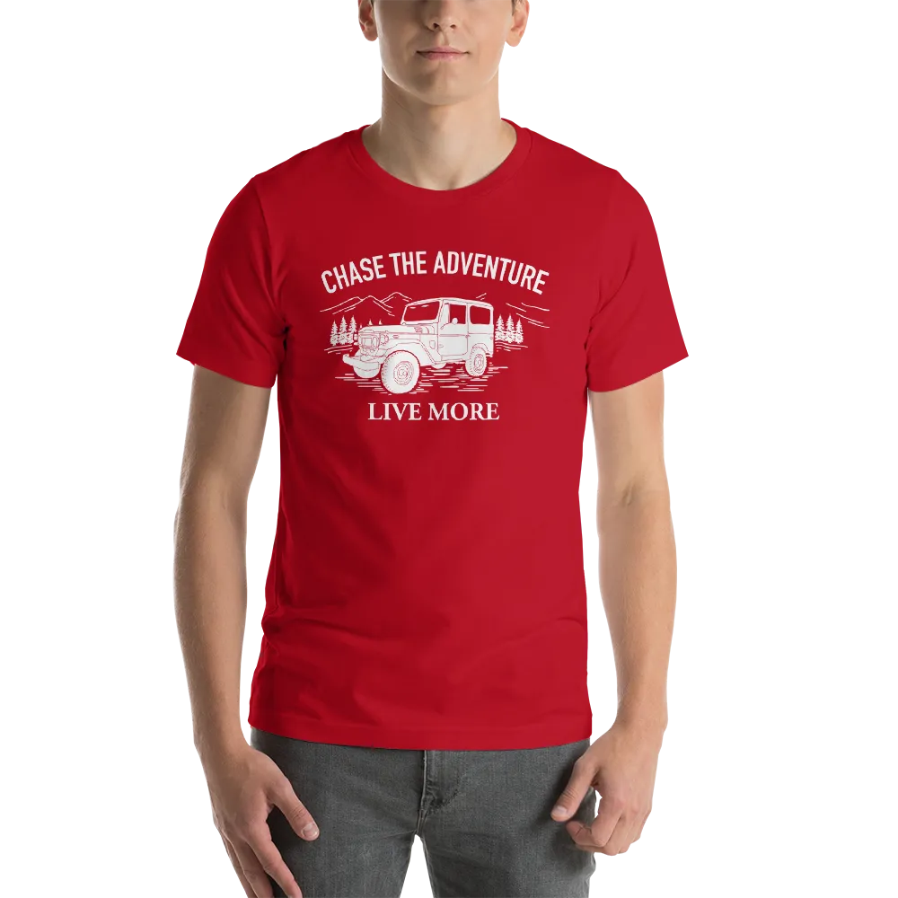 Chase The Adventure Short-Sleeve Unisex Tee