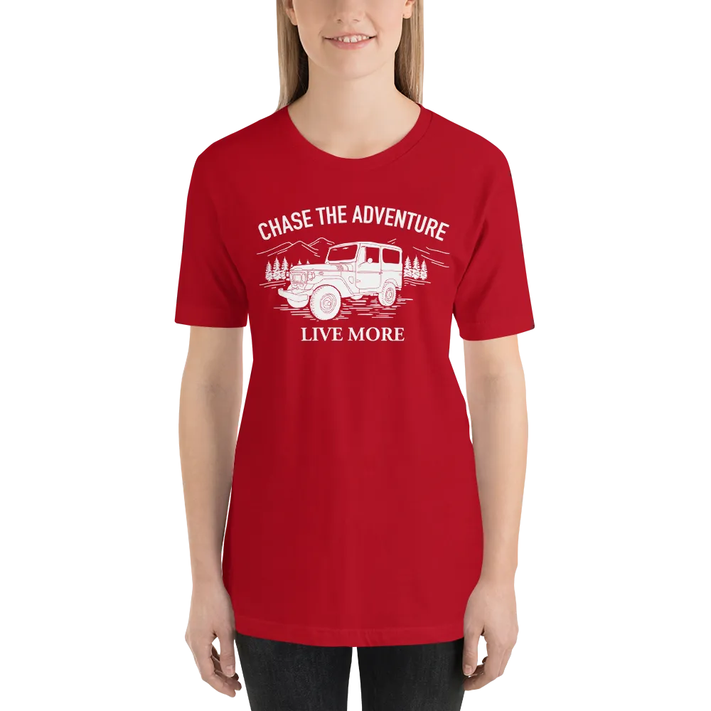 Chase The Adventure Short-Sleeve Unisex Tee