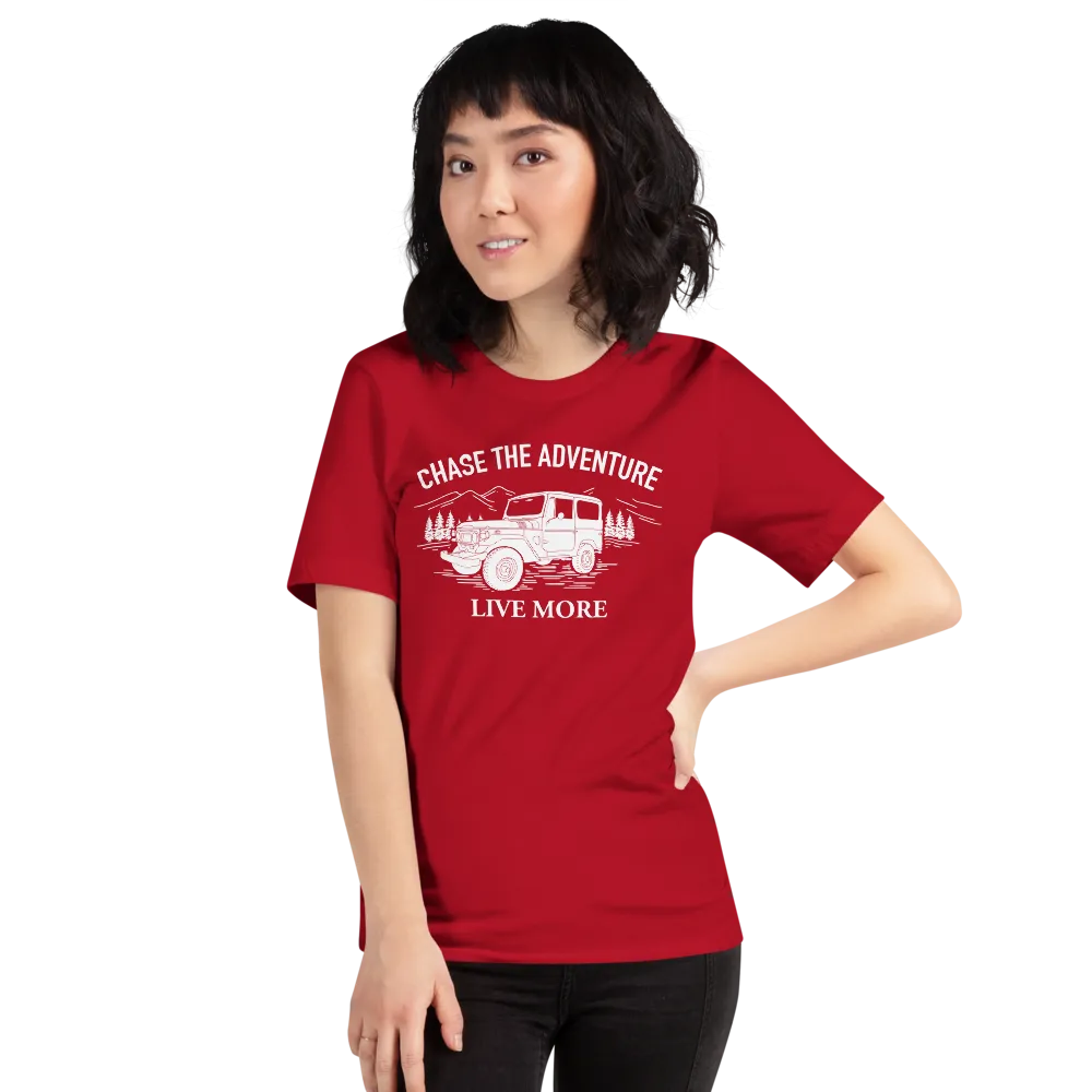 Chase The Adventure Short-Sleeve Unisex Tee