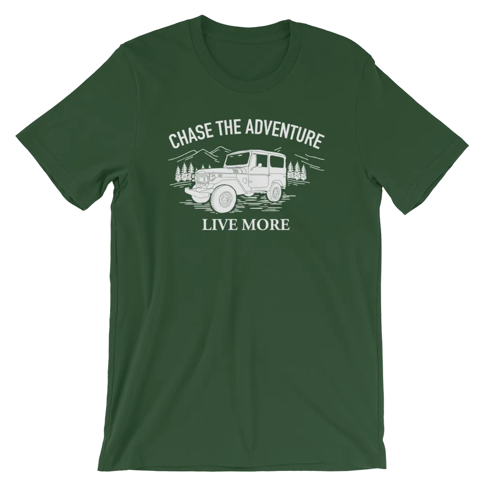 Chase The Adventure Short-Sleeve Unisex Tee