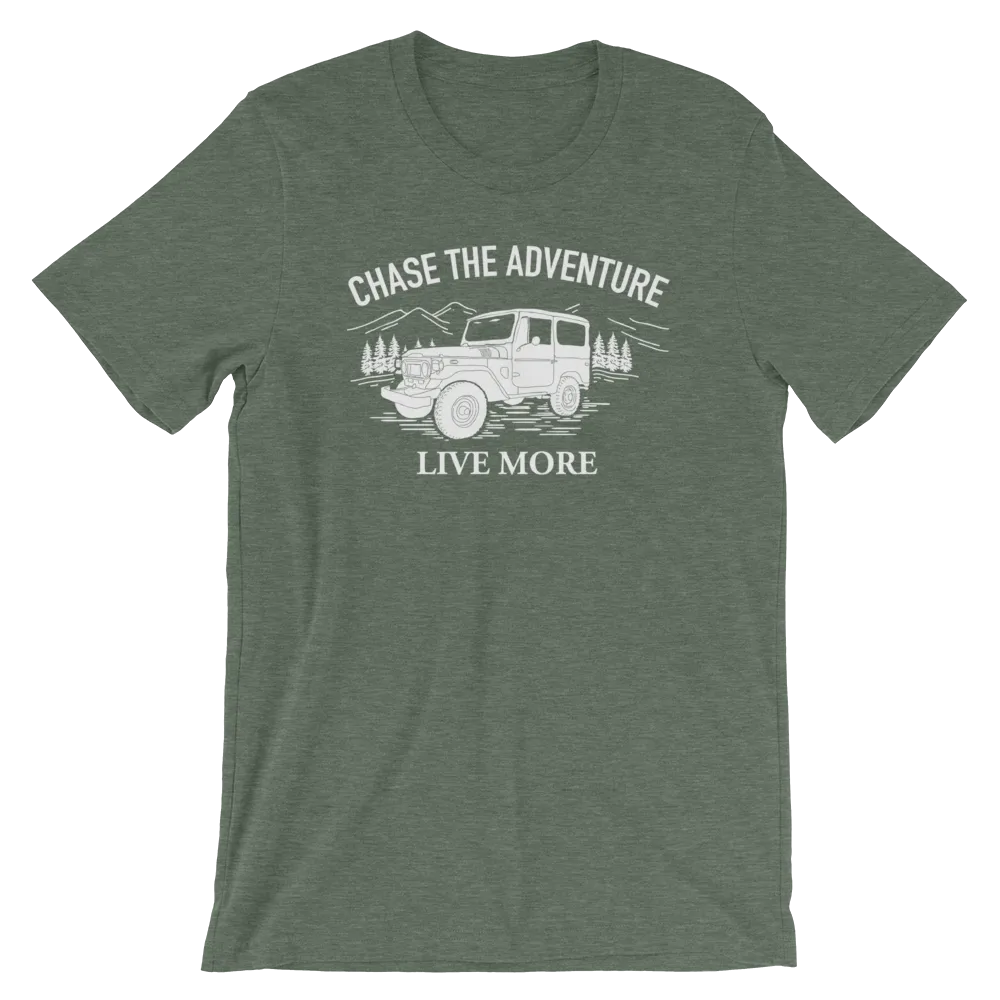 Chase The Adventure Short-Sleeve Unisex Tee