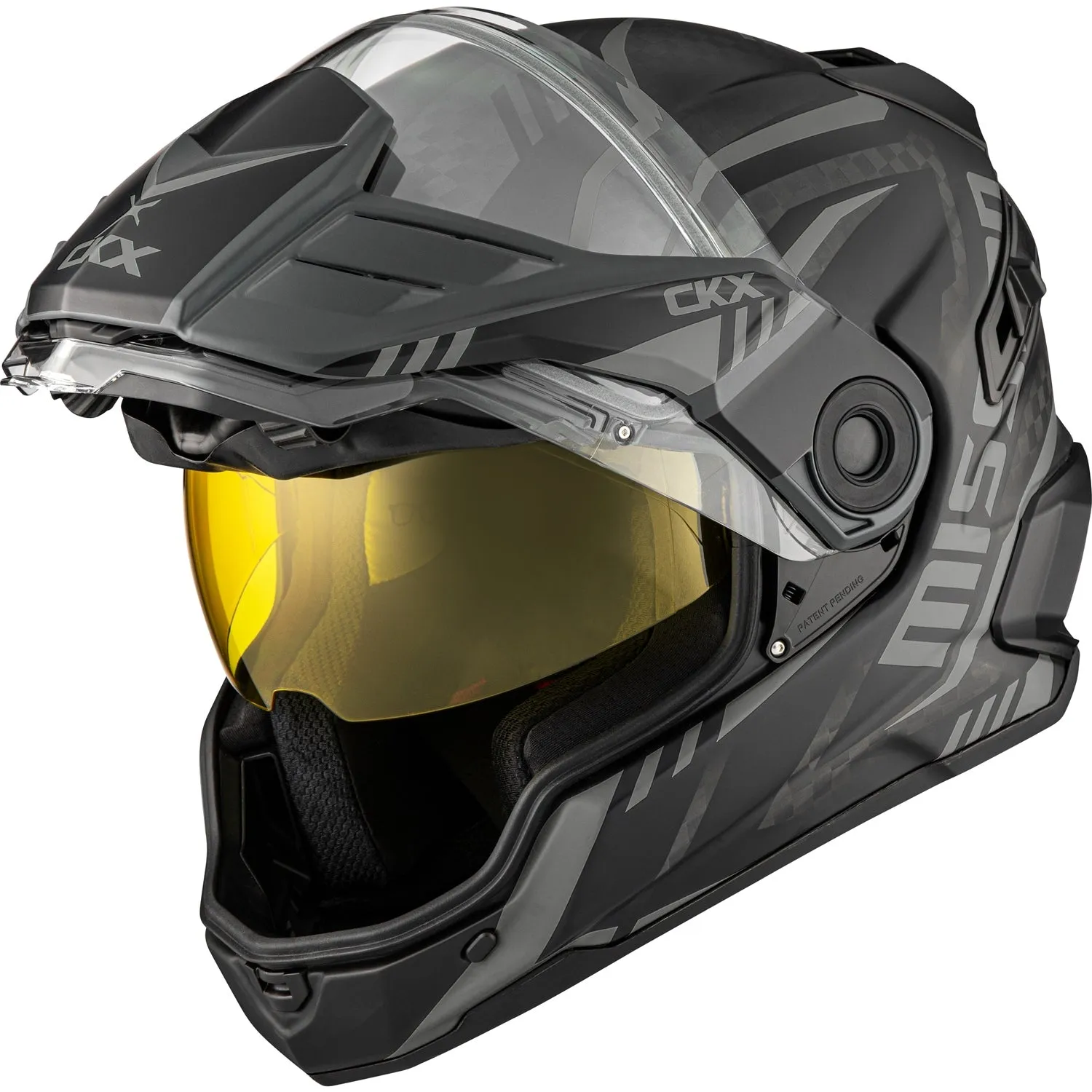 CKX Code Mission AMS Carbon Full Face Helmet Electric Double Shield