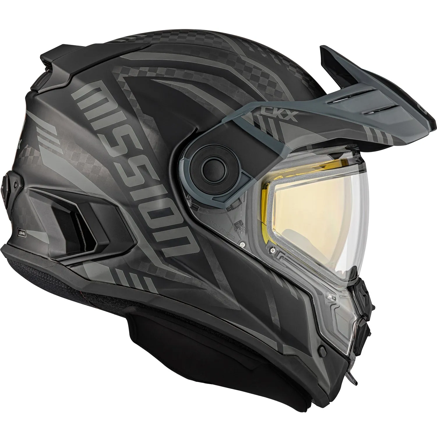 CKX Code Mission AMS Carbon Full Face Helmet Electric Double Shield