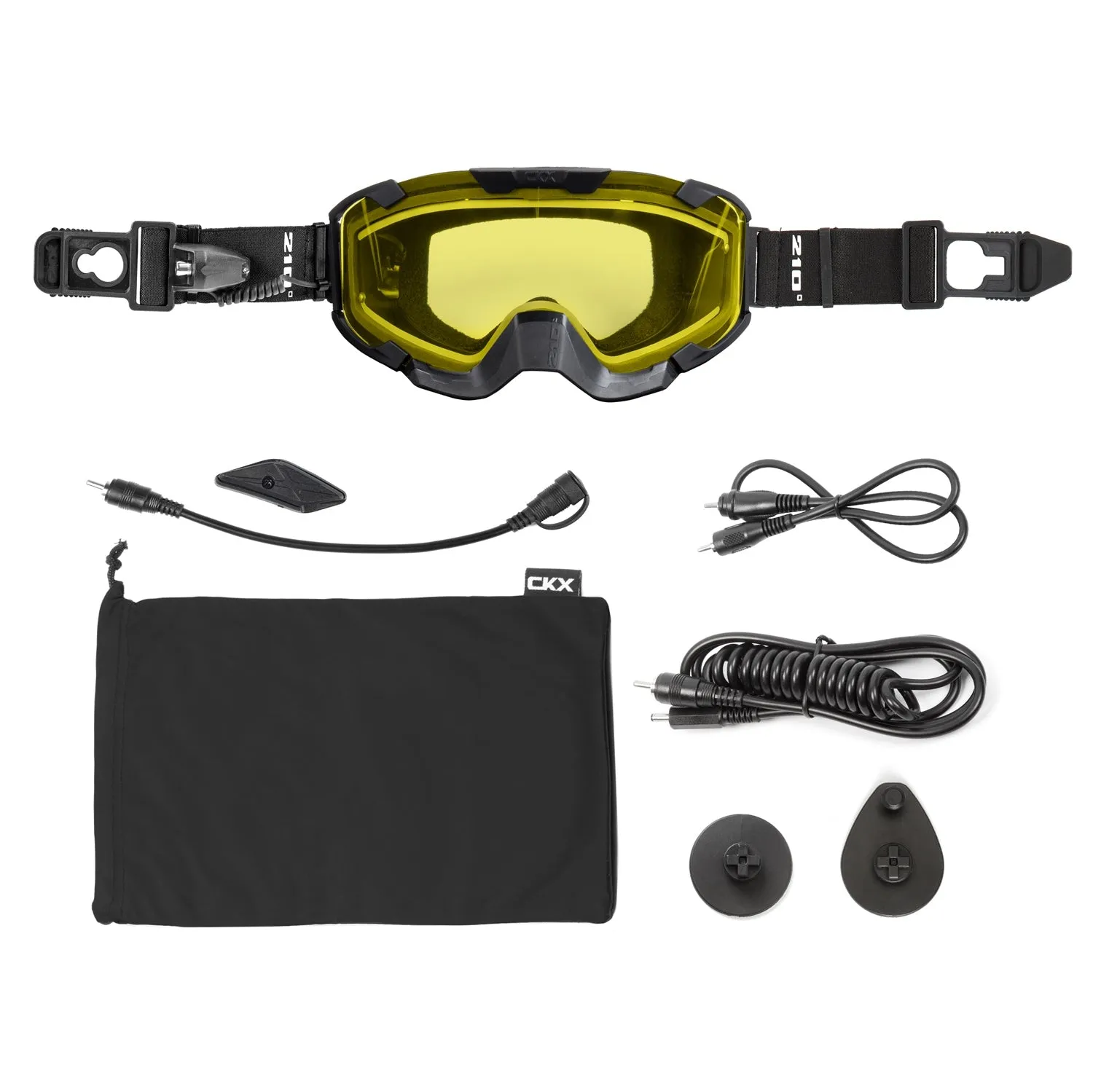 CKX Insulated 210° Trail Goggles with Anti-Fog   Anti-Scratch Electric Lens