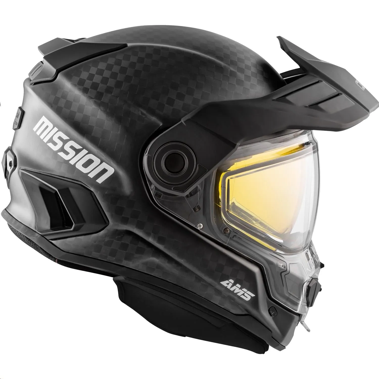 CKX Mission AMS Carbon Helmet with Electric Double Lens