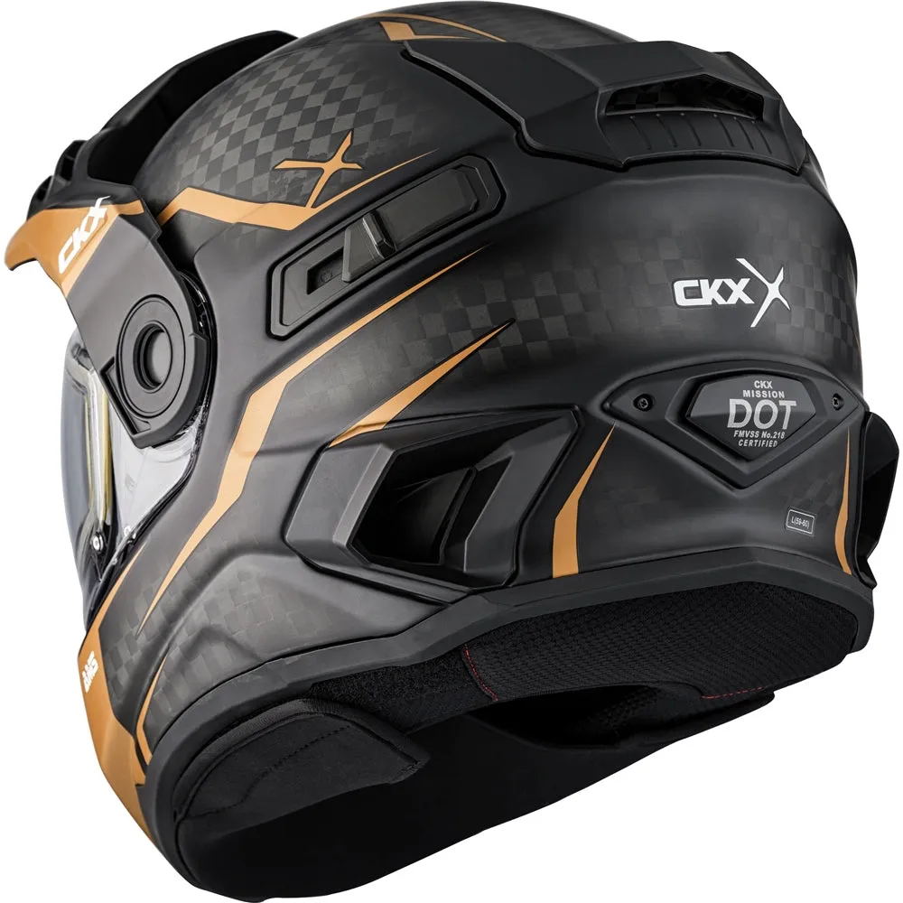 CKX Mission Fury Electric Lens Snow Helmet
