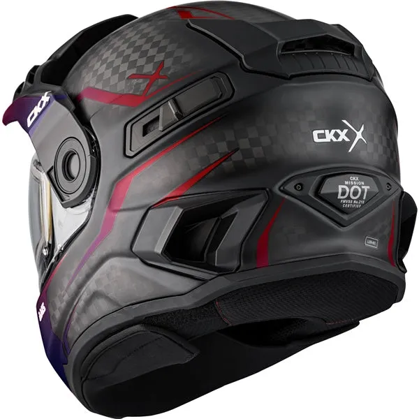 CKX Mission Fury Electric Lens Snow Helmet