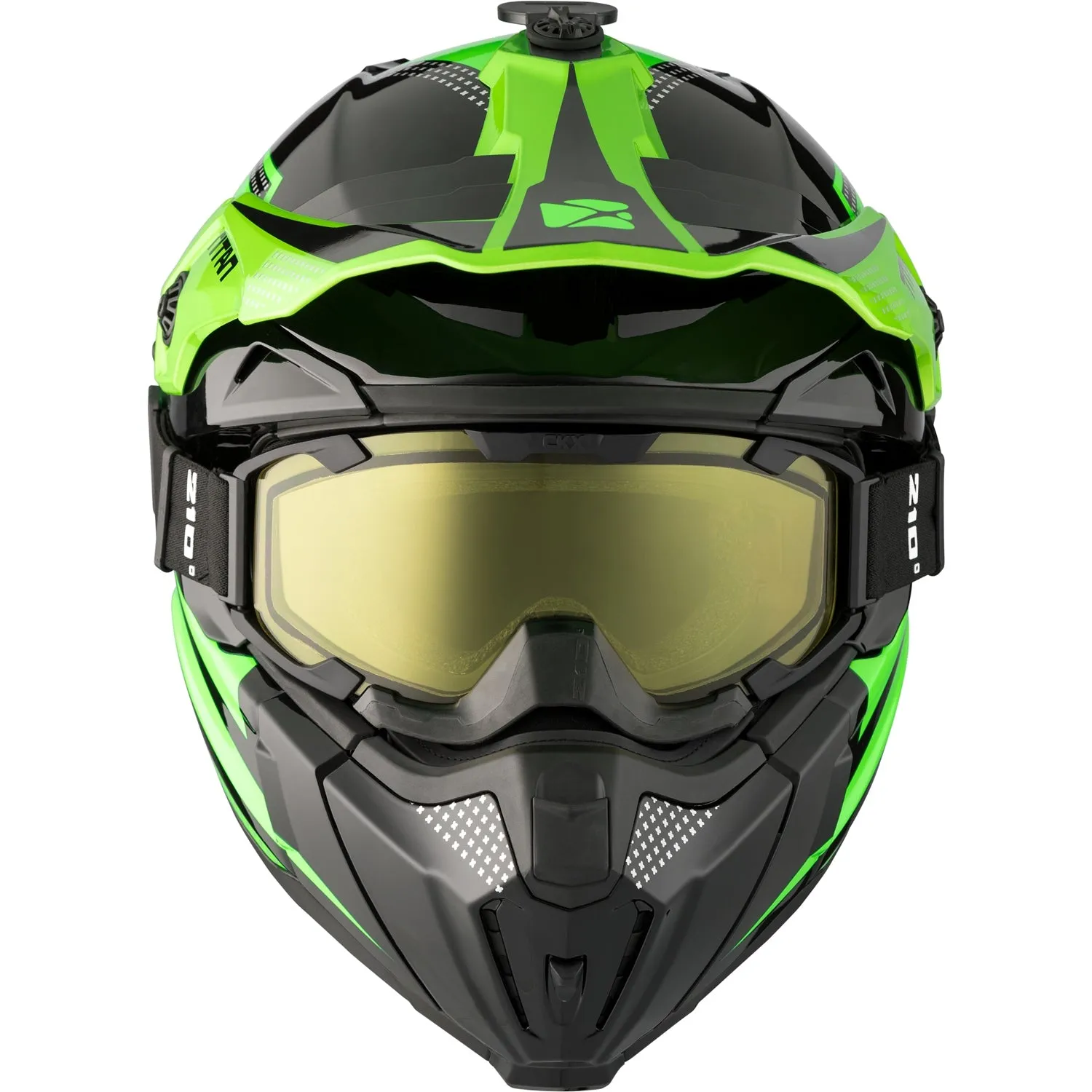 CKX Titan Original Roost Fiberglass Helmet with 210 Degree Goggles