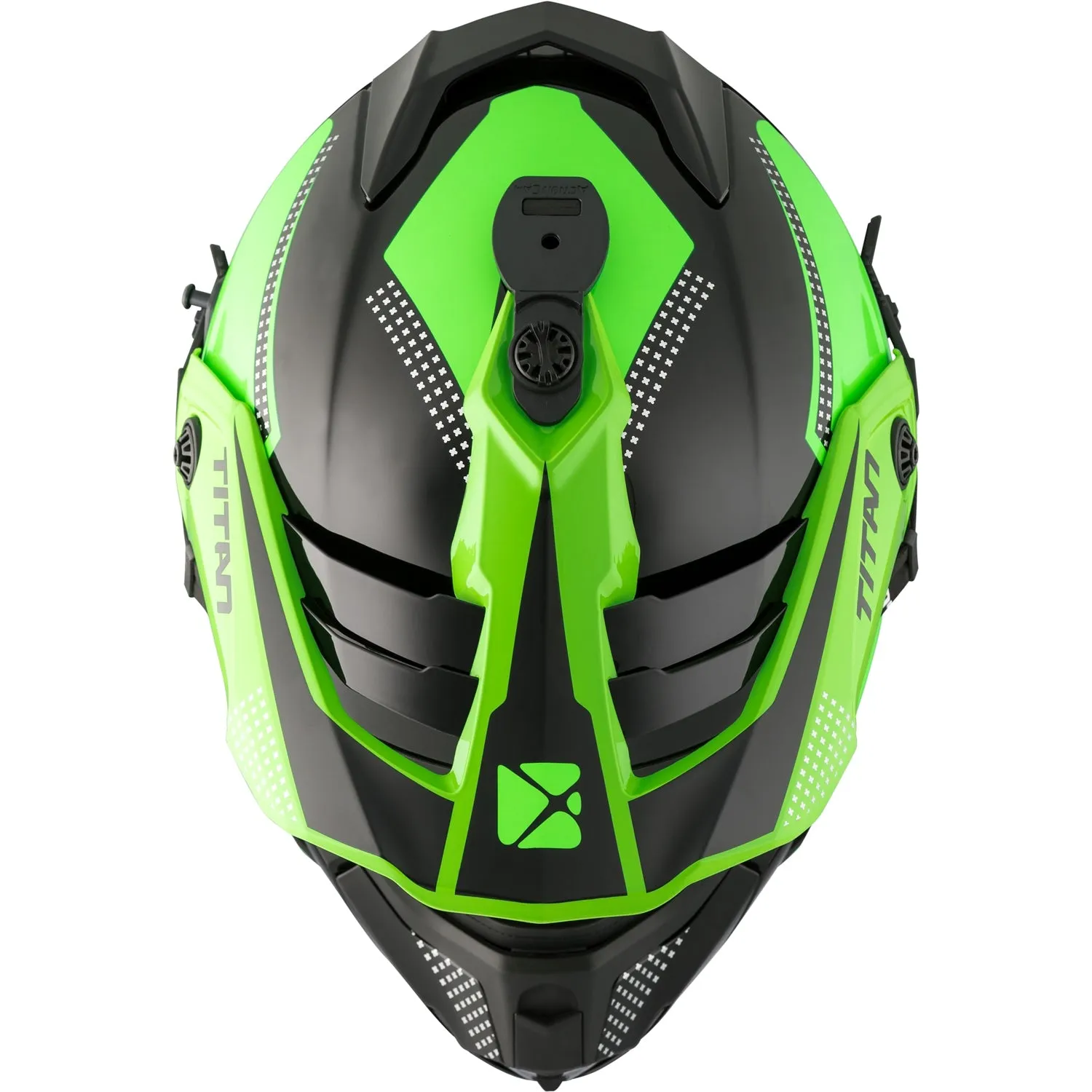 CKX Titan Original Roost Fiberglass Helmet with 210 Degree Goggles