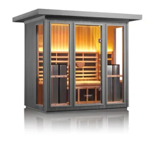 CLEARLIGHT SANCTUARY OUTDOOR 5 OUTDOOR FULL SPECTRUM 5 PERSON INFRARED SAUNA