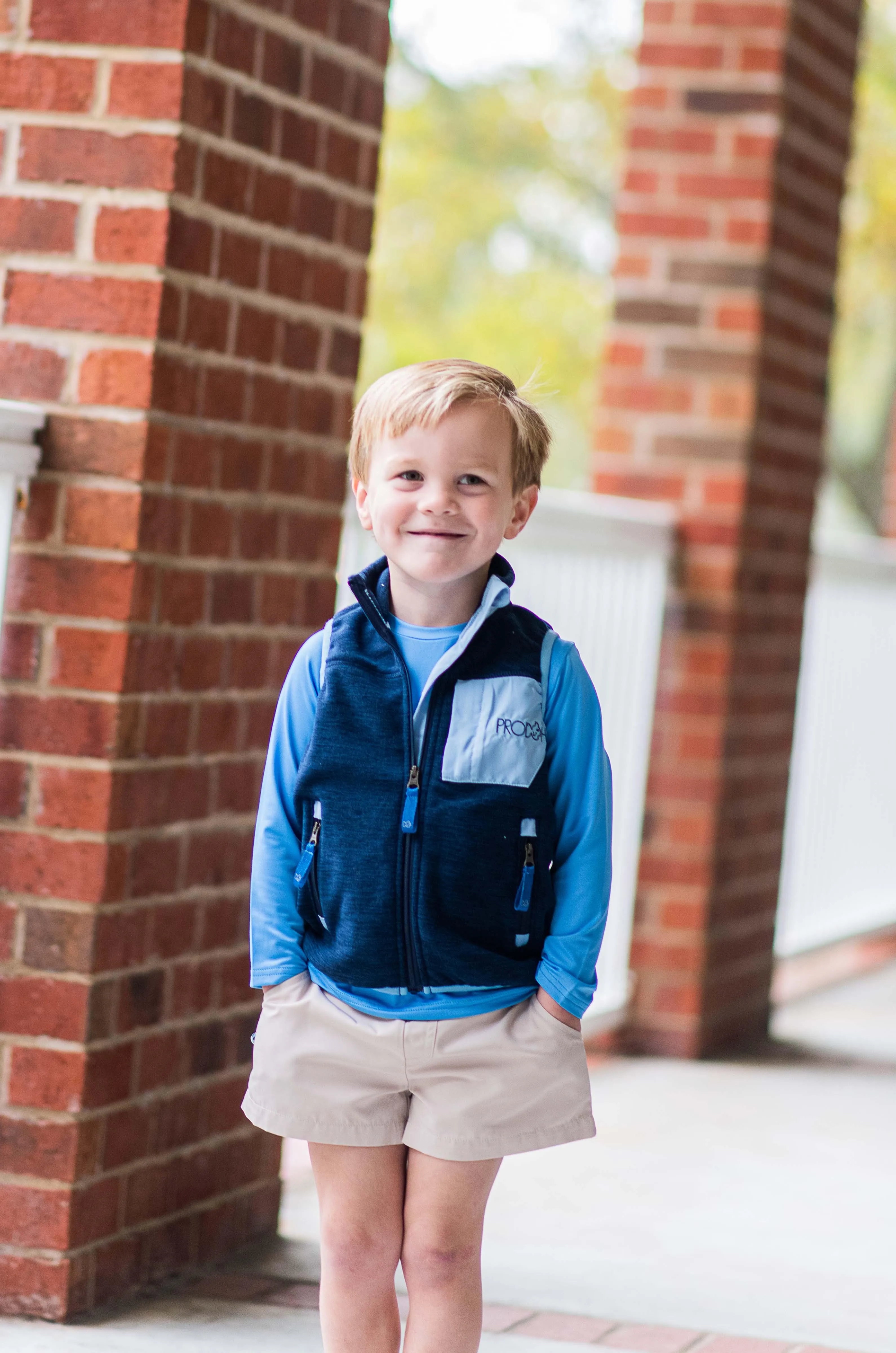 Colorblock Fleece Vest