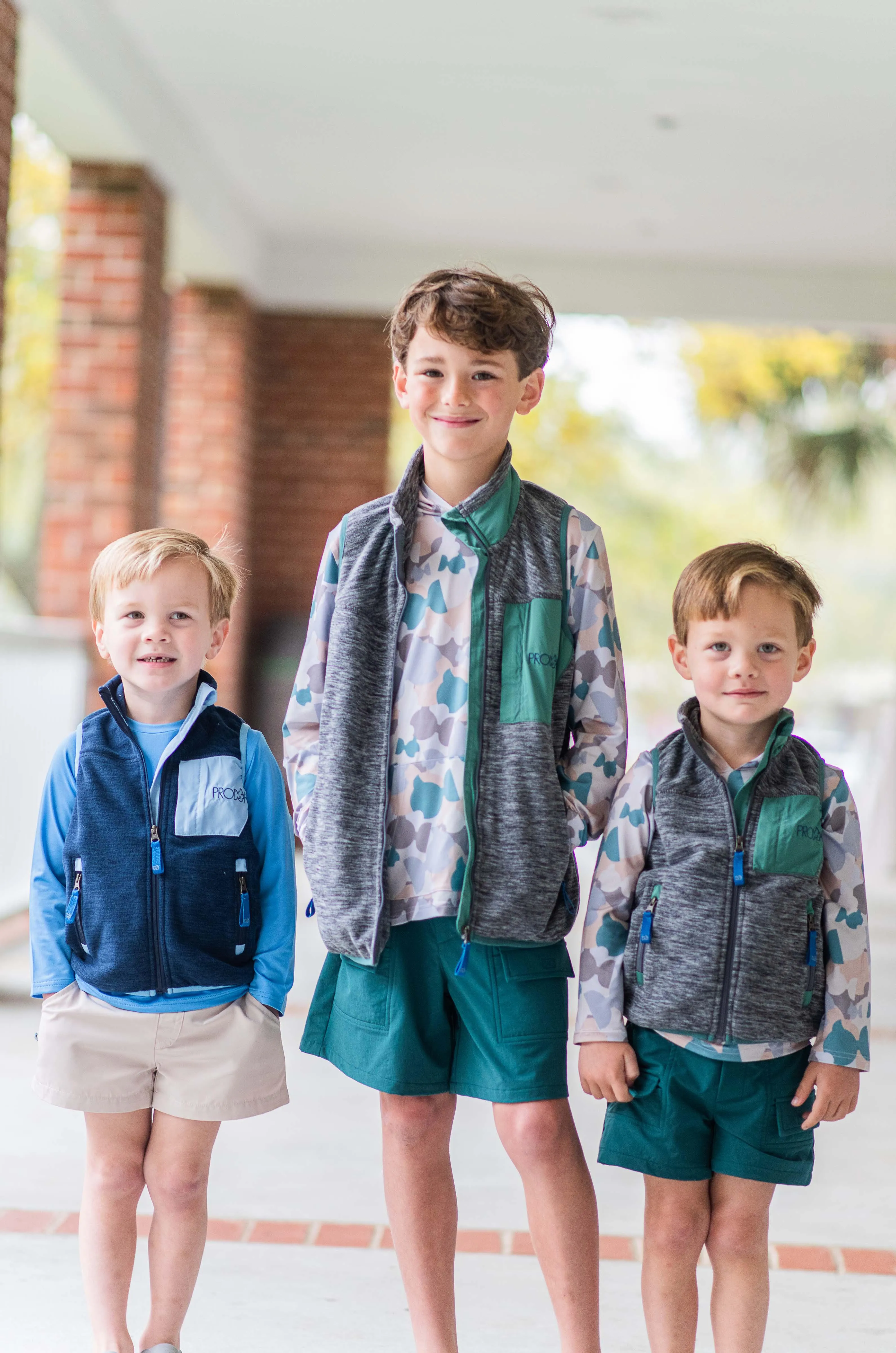 Colorblock Fleece Vest