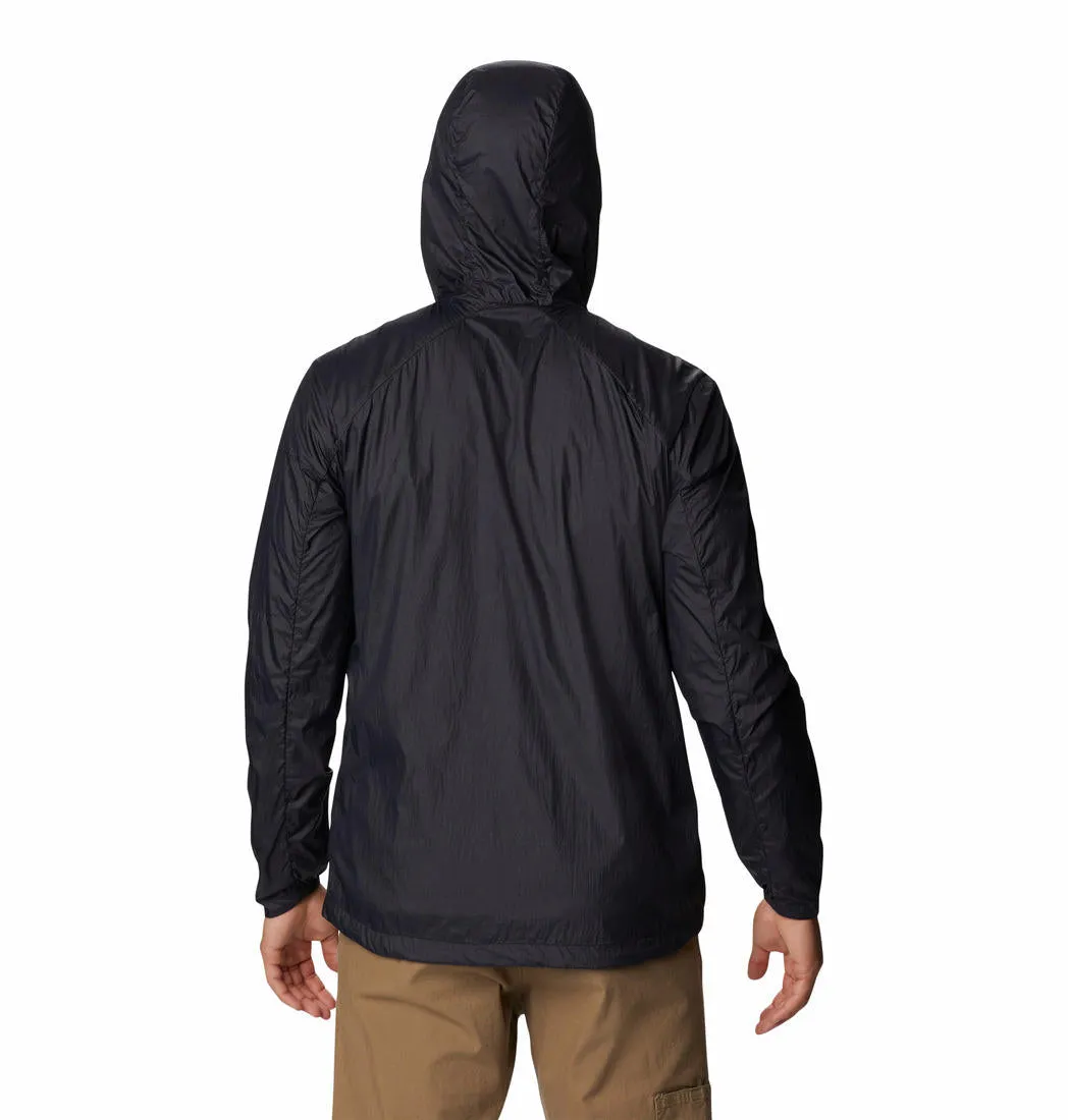 Columbia Men Black Loop Trail Windbreaker Rain Jacket