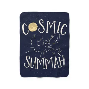 Cosmic Summah Sherpa Fleece Blanket