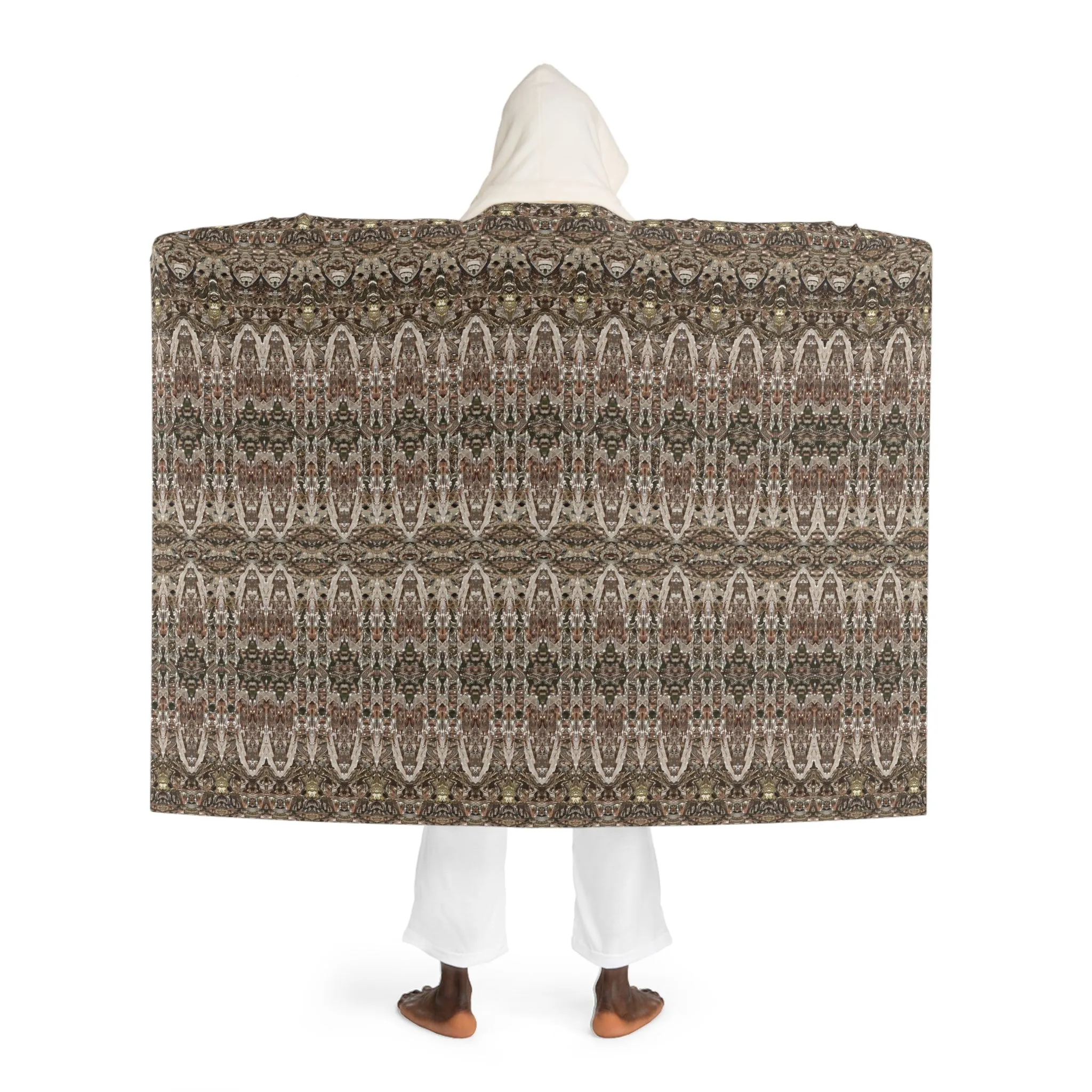 Cream Hooded Sherpa Fleece Blanket (Samhain Dream Thaw 11 of 15 Undecim ex Quindecim) RJSTHw2023 RJS
