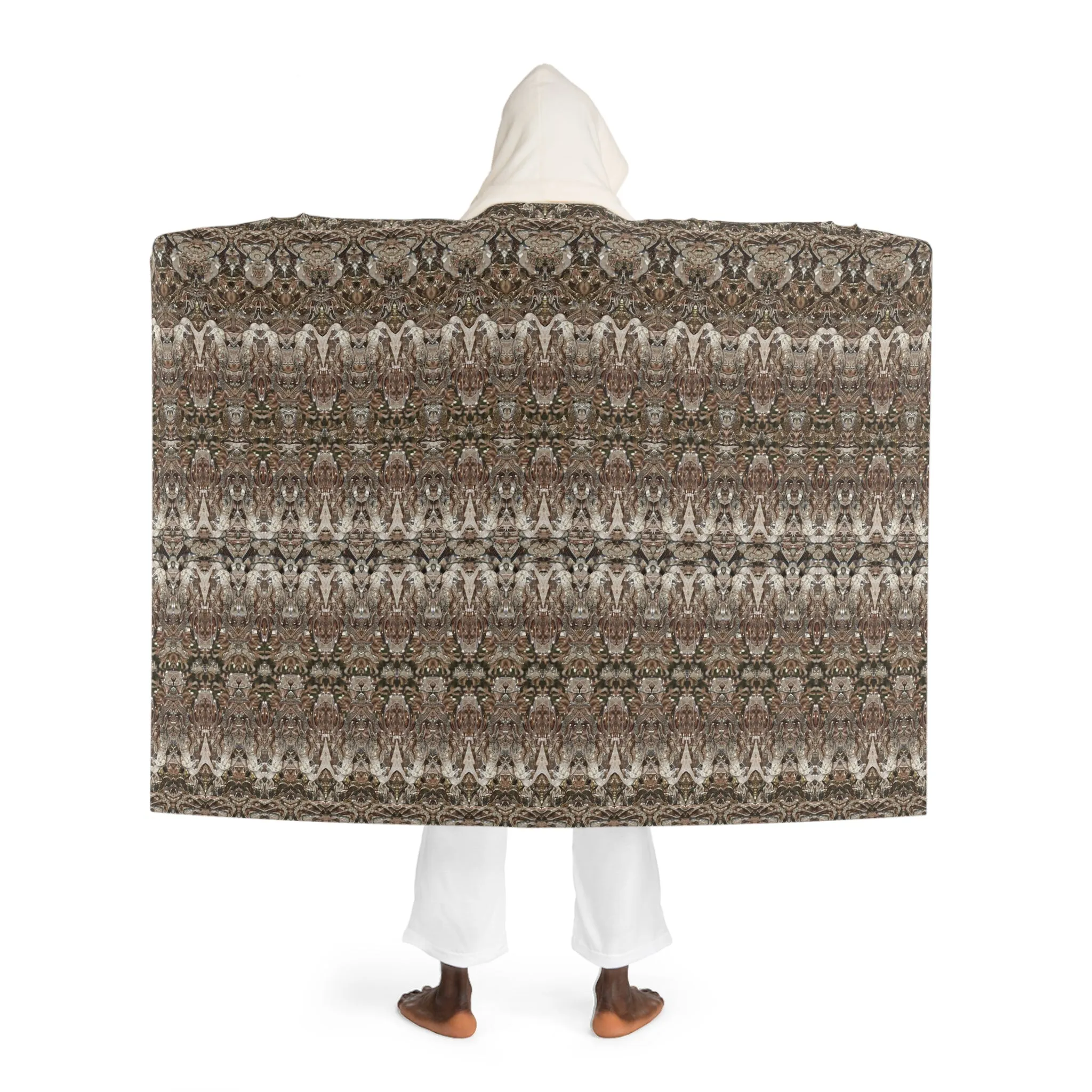 Cream Hooded Sherpa Fleece Blanket (Samhain Dream Thaw 12 of 15 Duodecim  ex Quindecim) RJSTHw2023 RJS