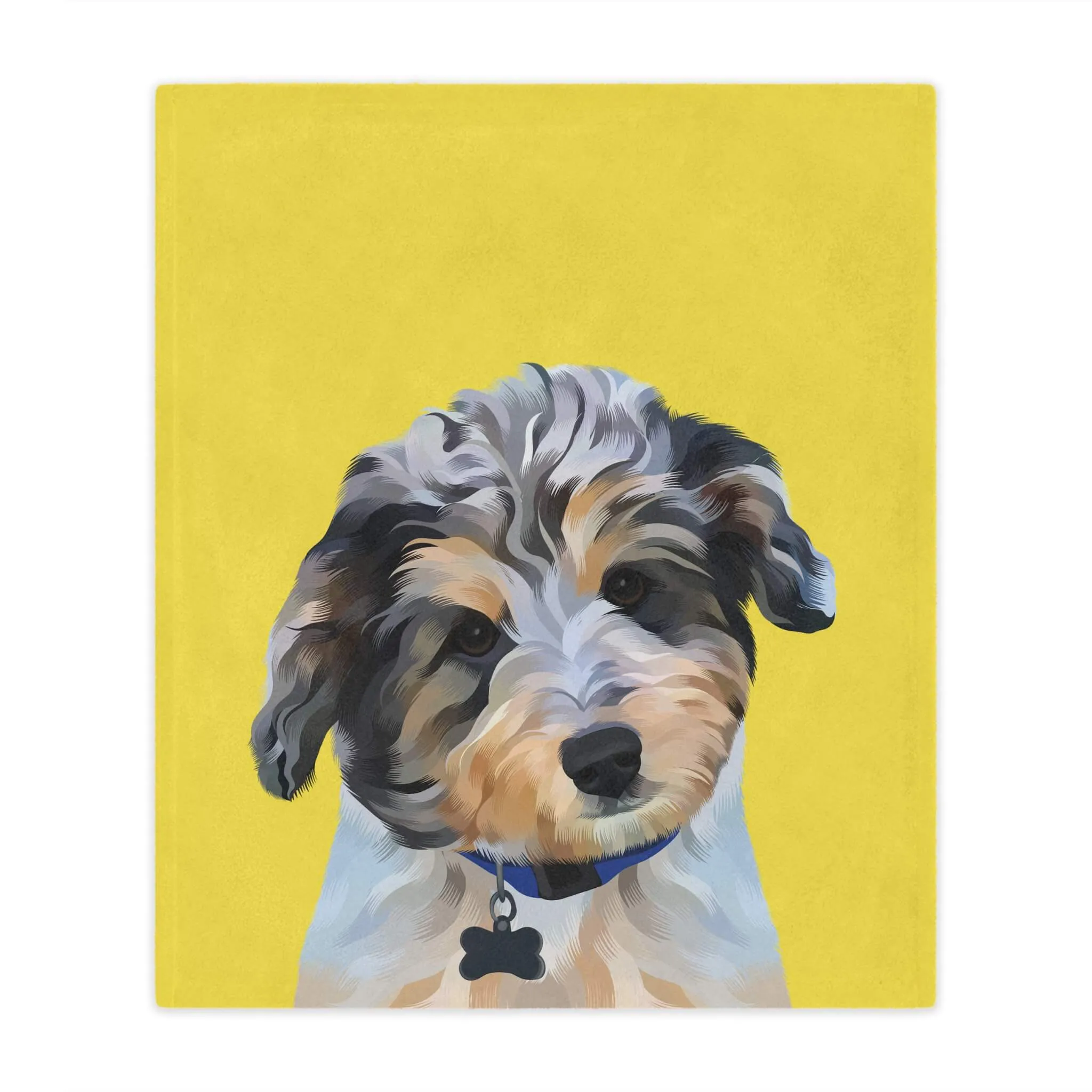 Custom Pet Portrait Blanket - NEW!