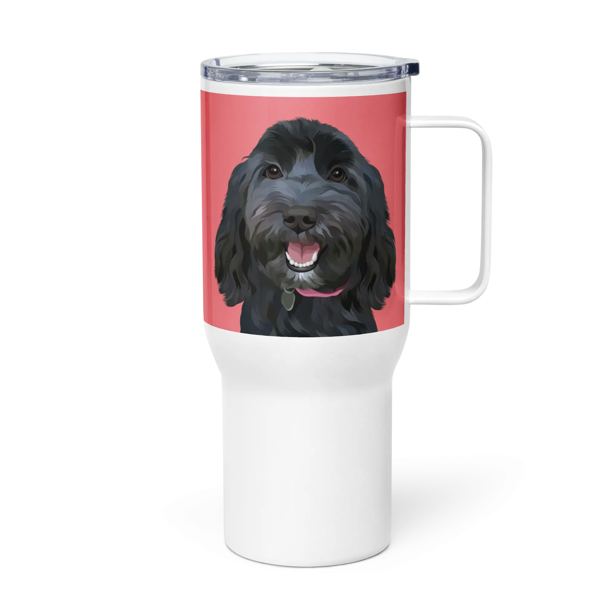 Custom Pet Portrait Travel Mug