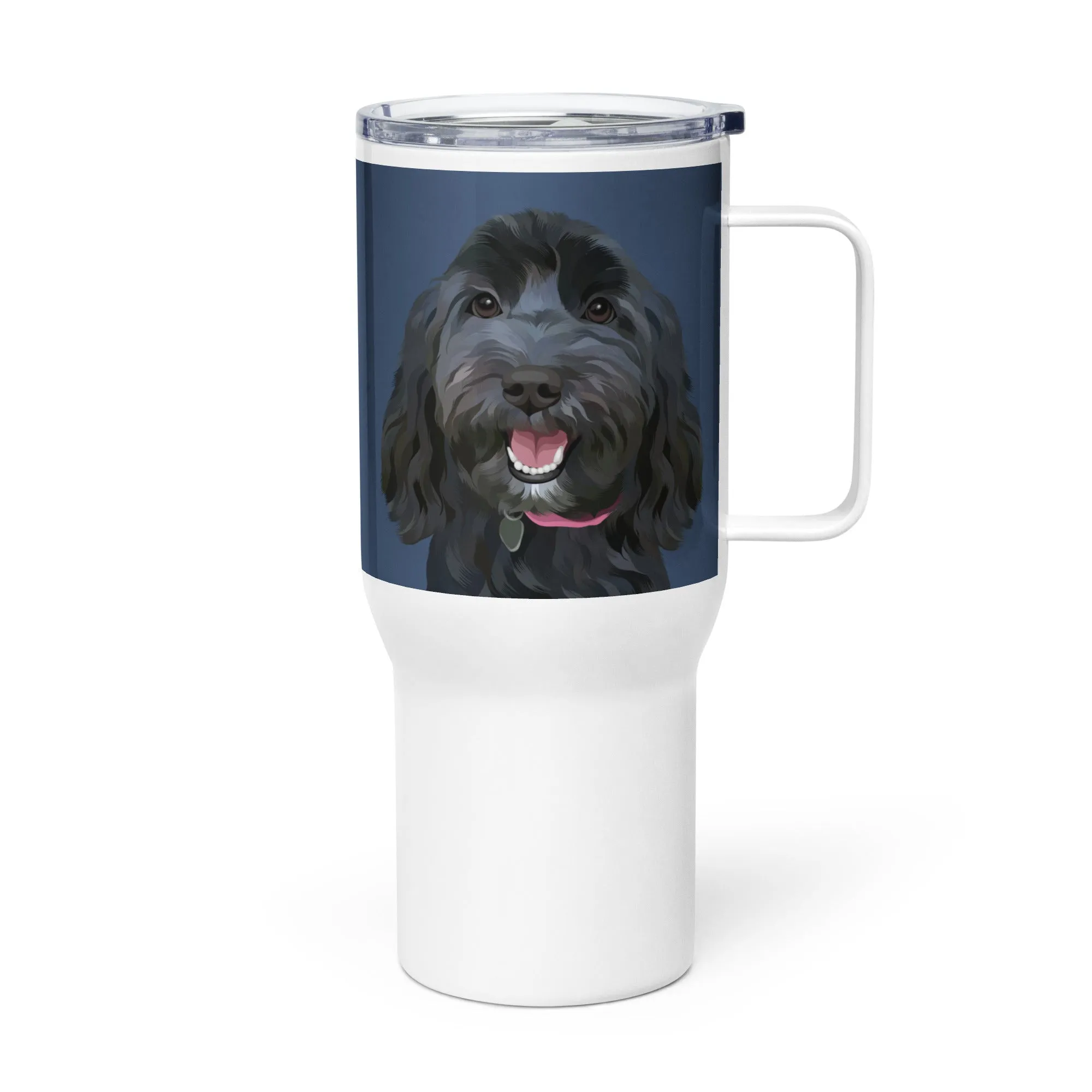 Custom Pet Portrait Travel Mug