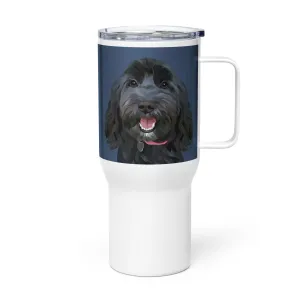 Custom Pet Portrait Travel Mug