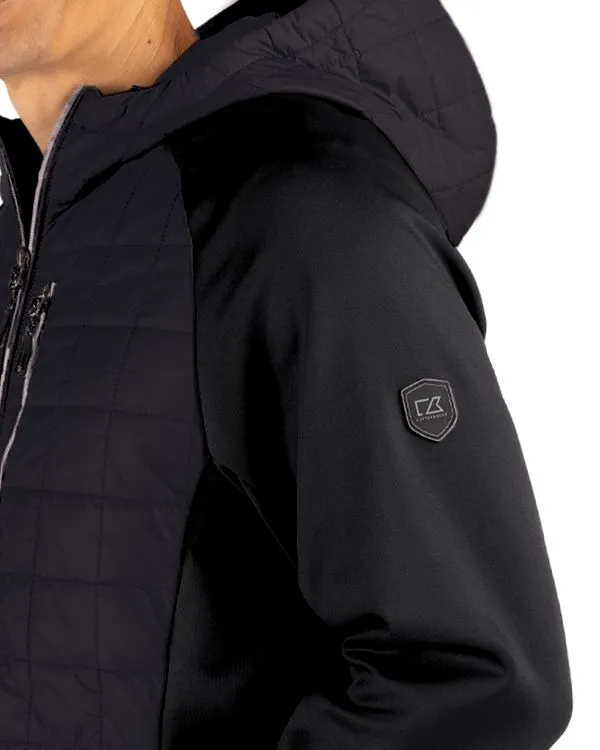 Cutter & Buck Mens Rainier Primaloft Eco Full Zip Hybrid Jacket