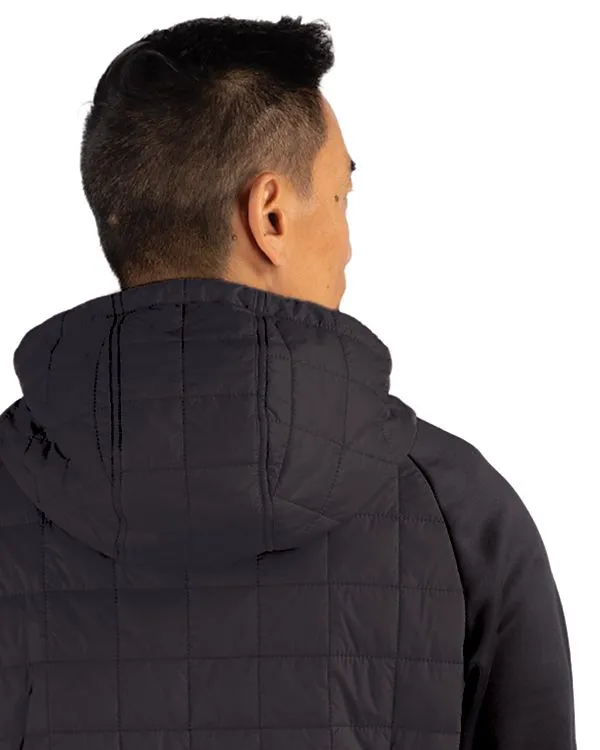 Cutter & Buck Mens Rainier Primaloft Eco Full Zip Hybrid Jacket
