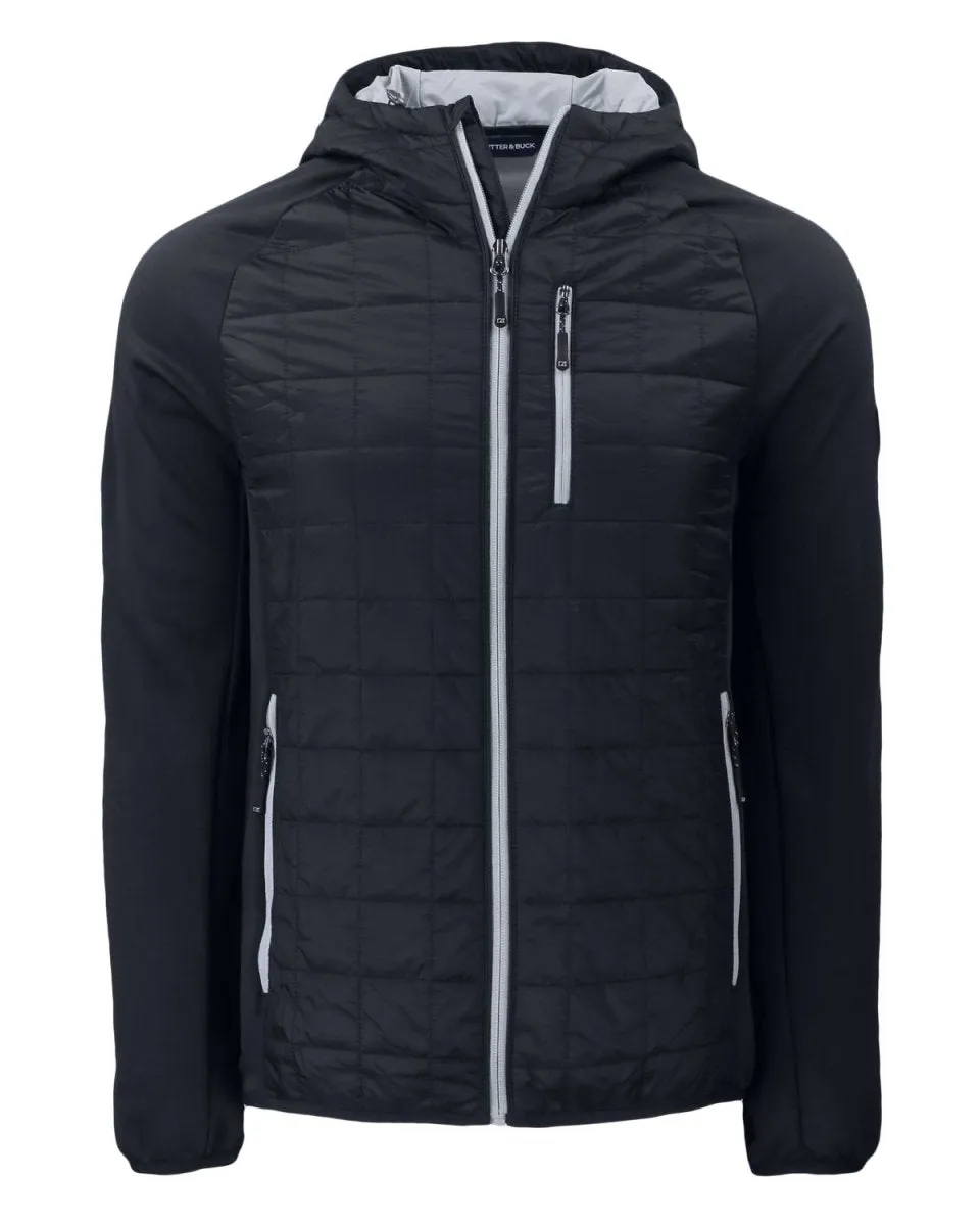 Cutter & Buck Mens Rainier Primaloft Eco Full Zip Hybrid Jacket