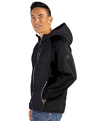 Cutter & Buck Mens Rainier Primaloft Eco Full Zip Hybrid Jacket
