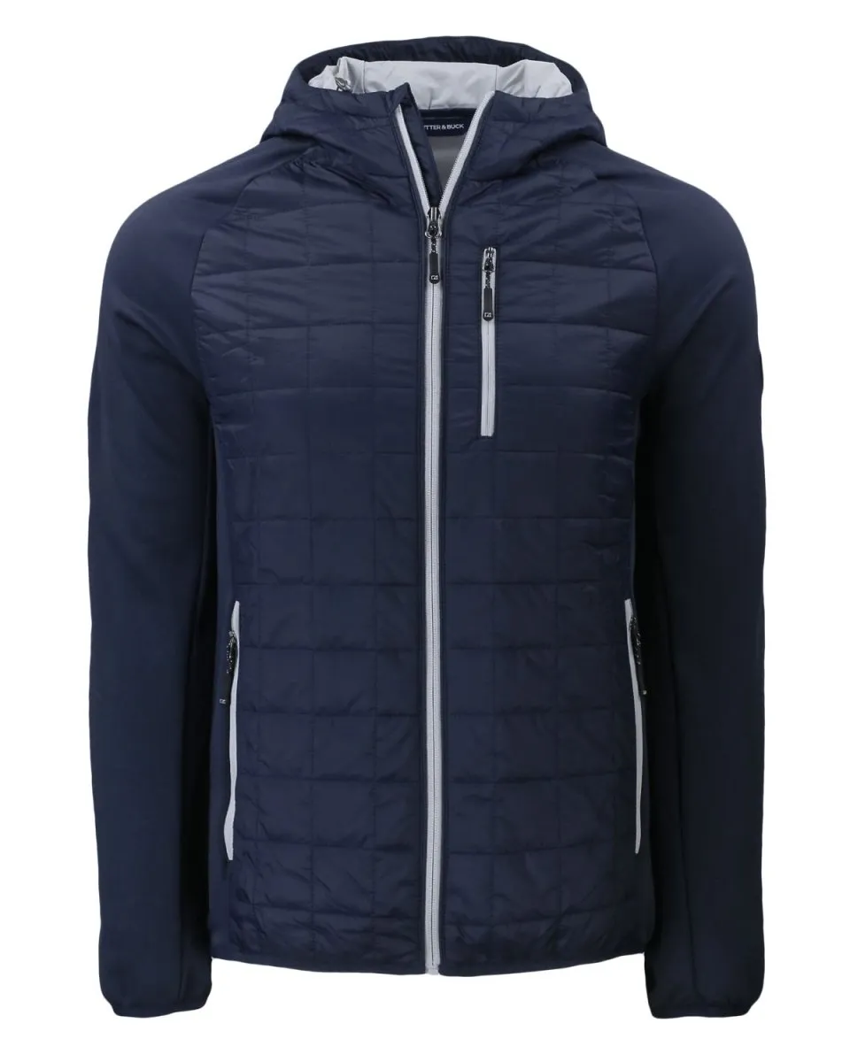 Cutter & Buck Mens Rainier Primaloft Eco Full Zip Hybrid Jacket