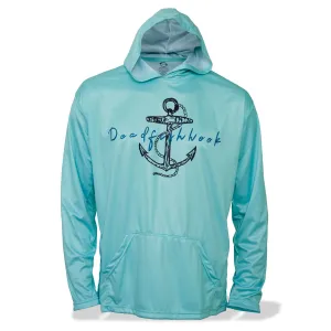 Dead Fish Hook Anchor Long Sleeve Performance Hoodie