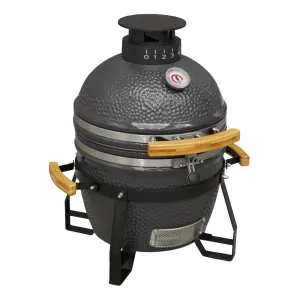 Dellonda Deluxe Ceramic Kamado BBQ Grill, Oven, Smoker - A