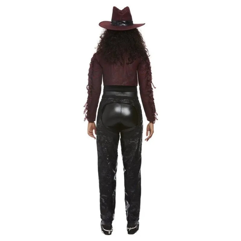 Deluxe Dark Spirit Western Cowgirl Costume, Female