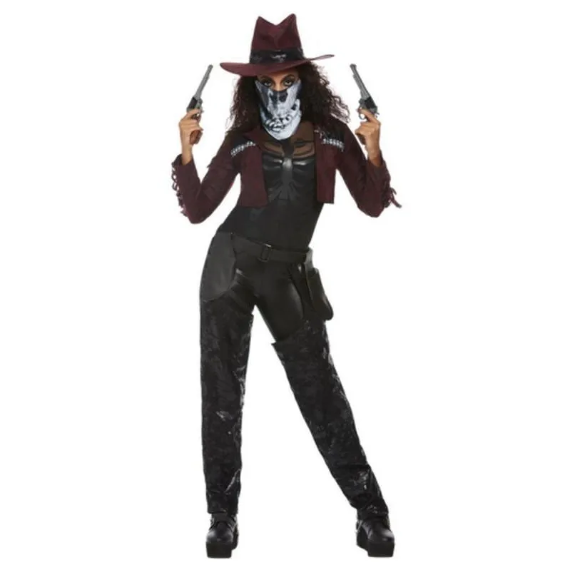 Deluxe Dark Spirit Western Cowgirl Costume, Female