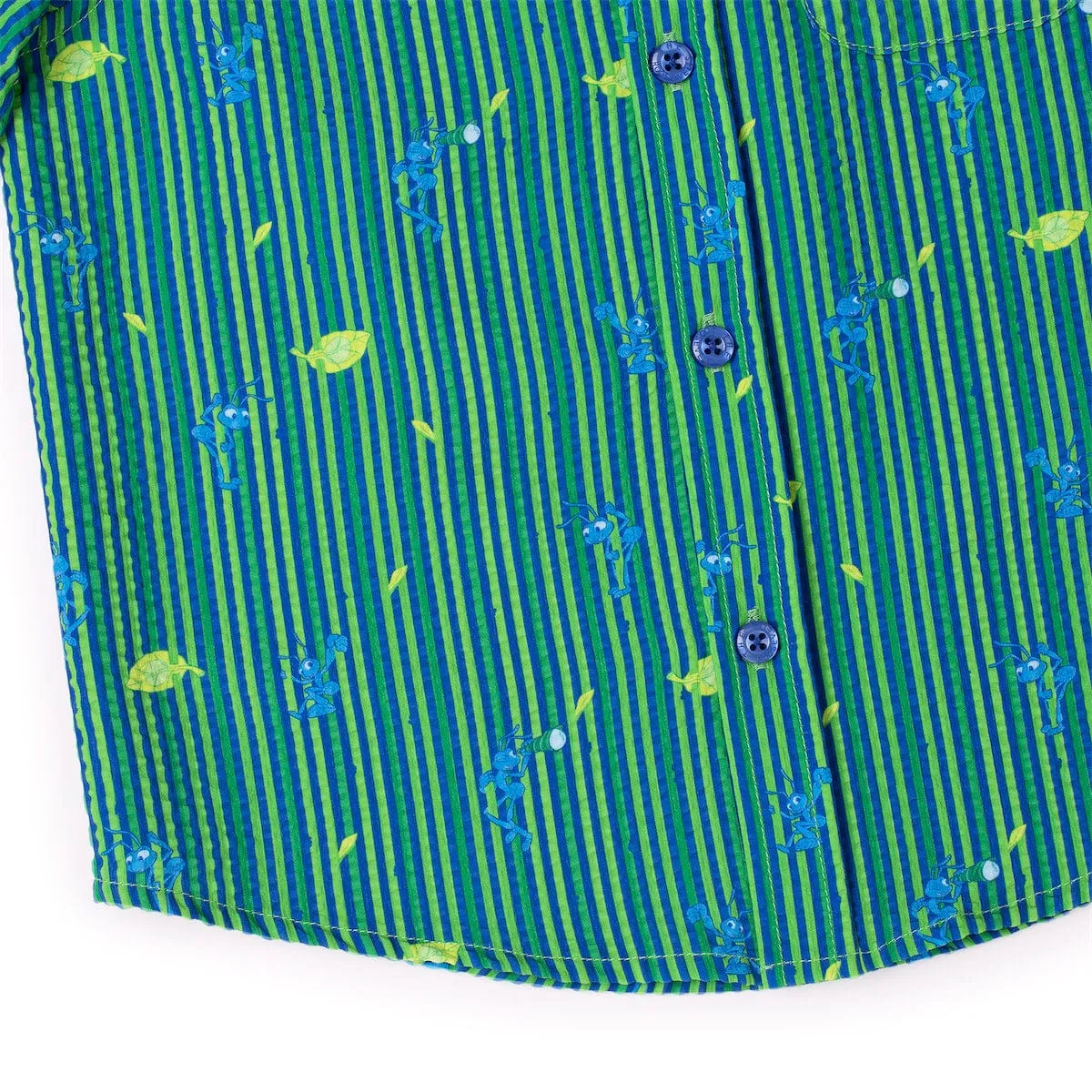 Disney and Pixar A Bug's Life "It's an Ant Thing" – Preschooler Stretch Seersucker Short Sleeve Shirt