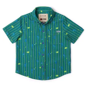 Disney and Pixar A Bug's Life "It's an Ant Thing" – Preschooler Stretch Seersucker Short Sleeve Shirt