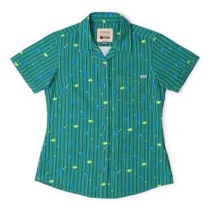 Disney and Pixar A Bug's Life "It's an Ant Thing" – Women's Stretch Seersucker Short Sleeve Shirt