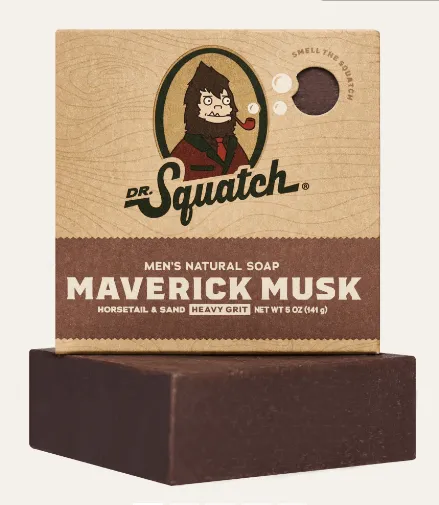 Dr. Squatch Maverick Musk 5 oz. Men's Bar Soap