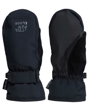 Elude Boys Icon Mittens - True Black - 2023