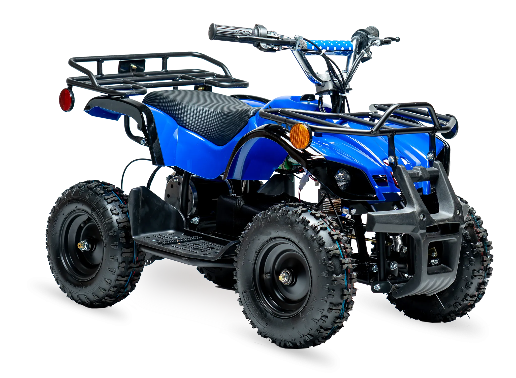 eQuad X Navy Blue 800W Utility ATV 4 Wheeler for Kids