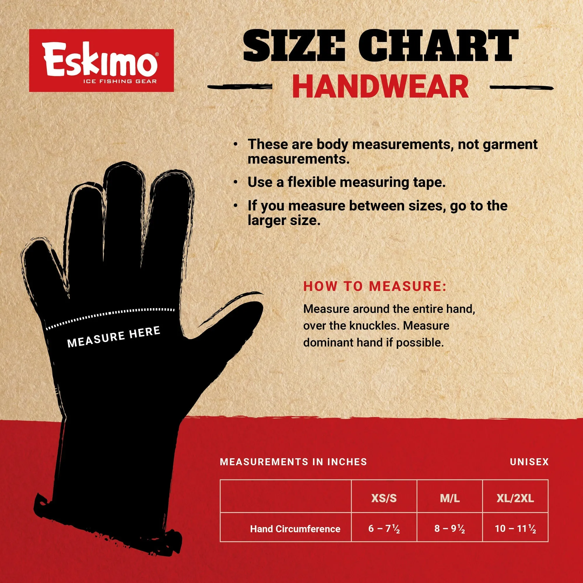 Eskimo Buffalo Plaid Cold Weather Glove