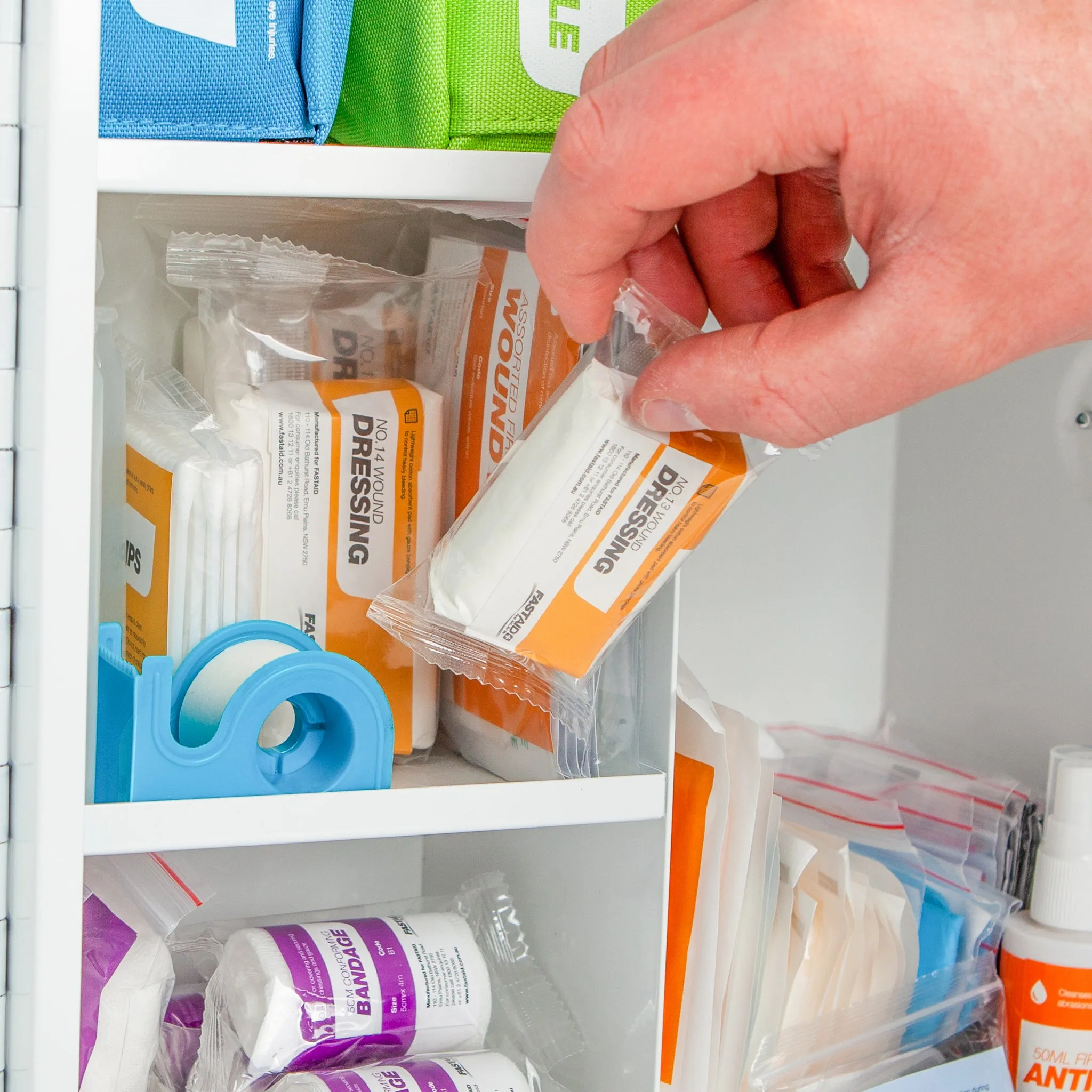 FastAid R2 Constructa Max™ Metal Cabinet First Aid Kit