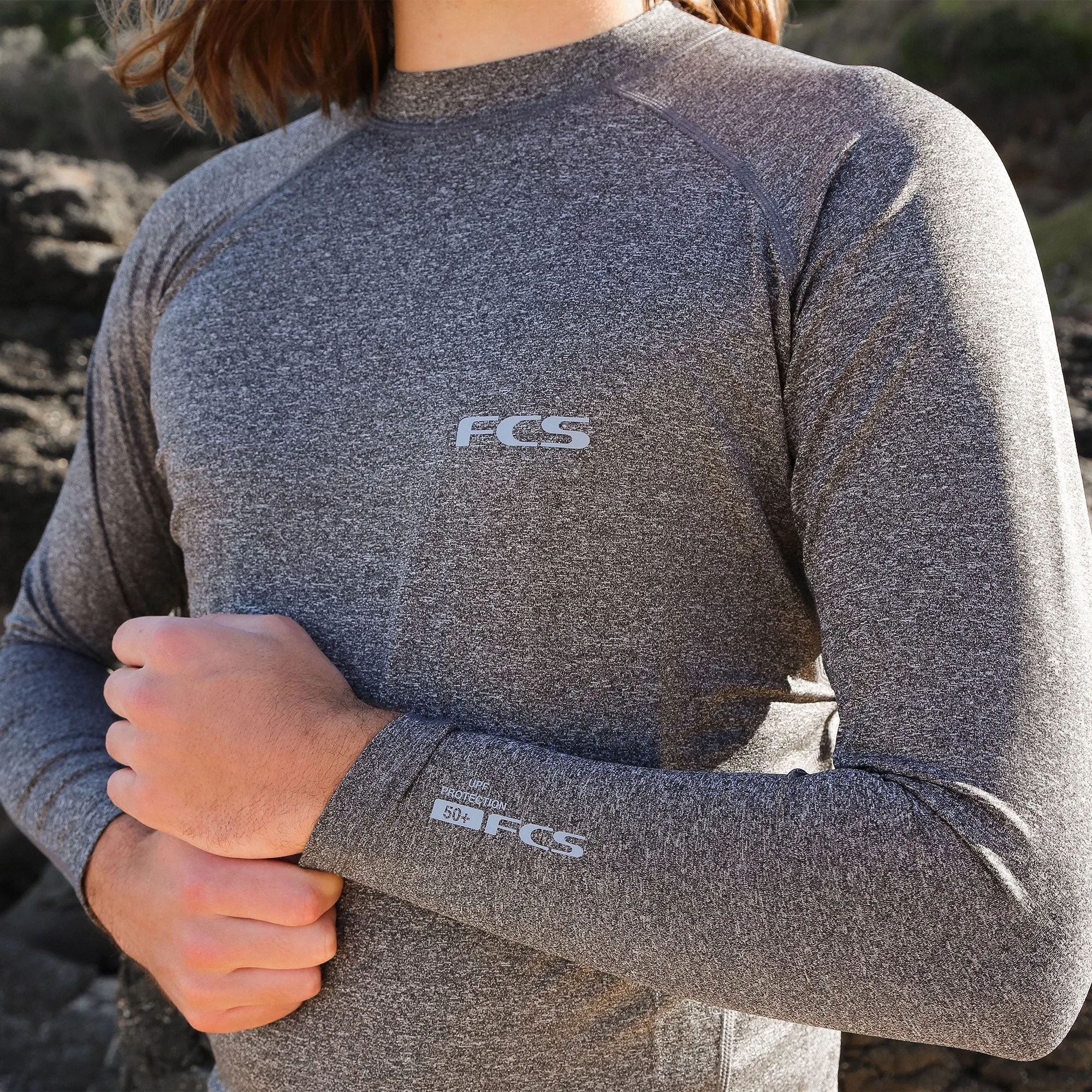 FCS Essential Long Sleeve Rash Vest