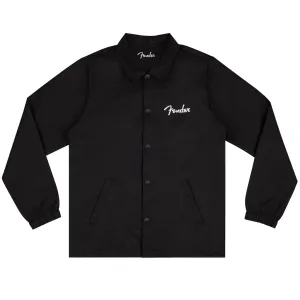 Fender Spaghetti Logo Coaches Black Jacket in XXL