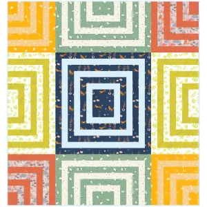Fireside in Adventure Baby Quilt Kit
