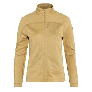 Fjallraven Womens Abisko Lite Fleece Jacket Dune Beige