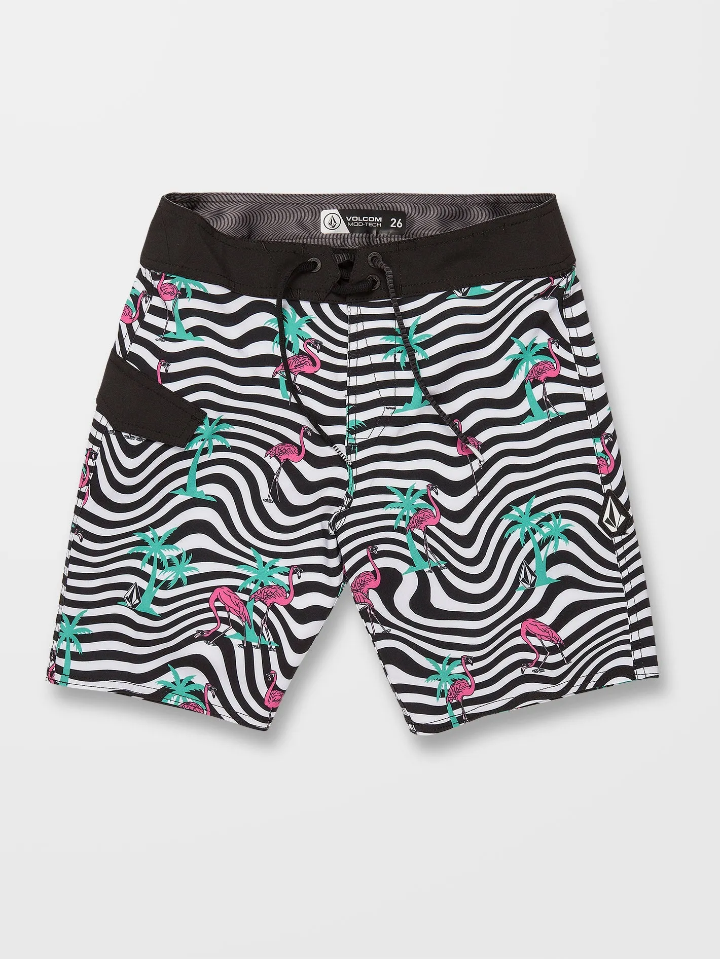 Flamingbros Mod 16" Boardshort - WHITE - (KIDS)